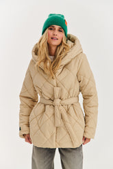 Anabelle Desert Moth Quilted Jacket
